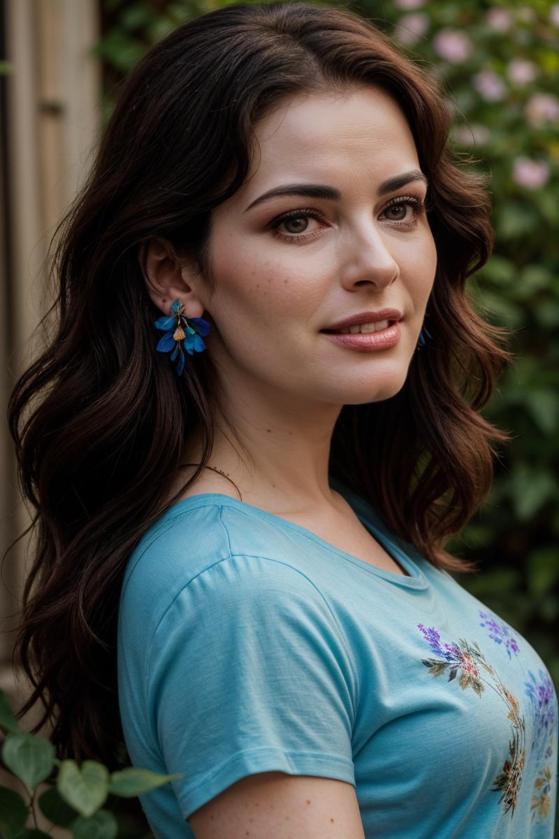 [number]-440139247-photo of (EPN1g3ll4L4ws0n_0.99), a beautiful woman, closeup portrait, perfect hair, (modern photo, indigo Floral print t-shirt w.png